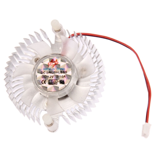 55mm 2-pin VGA Card Cooling Fan (Screw distance: 55mm)